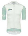 MONTON Cycling short sleeve jersey - FUNNYBUGS - light blue/white