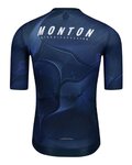 MONTON Cycling short sleeve jersey - POLESTAR - blue