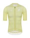 MONTON Cycling short sleeve jersey - SKULL III - yellow/white