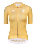 MONTON Cycling short sleeve jersey - SKULL ZEUS LADY - white/gold
