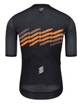 MONTON Cycling short sleeve jersey - SKULL THUNDER - grey/orange