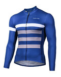 MONTON Cycling summer long sleeve jersey - SAIL SUMMER - blue