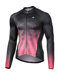 MONTON Cycling summer long sleeve jersey - SPIRIT SUMMER - pink