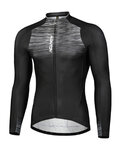 MONTON Cycling winter long sleeve jersey - PHANTOM WINTER - black