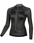 MONTON Cycling summer long sleeve jersey - YEIYO LADY SUMMER - black