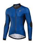 MONTON Cycling winter long sleeve jersey - CYCLANCE WINTER - blue