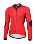 MONTON Cycling winter long sleeve jersey - CYCLANCE WINTER - red