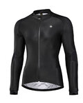 MONTON Cycling winter long sleeve jersey - CYCLANCE WINTER - black