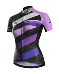 MONTON Cycling short sleeve jersey - DIMENSIONS LADY - purple/black