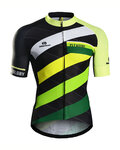 MONTON Cycling short sleeve jersey - DIMENSIONS - yellow/black/green