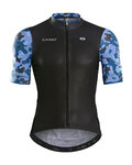 MONTON Cycling short sleeve jersey - CAMO DISGUISER - blue/black