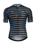 MONTON Cycling short sleeve jersey - CAREFREE - black/blue