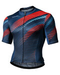 MONTON Cycling short sleeve jersey - MUSTANG - red/blue