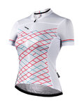 MONTON Cycling short sleeve jersey - BAMBOO LADY - white