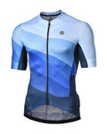 MONTON Cycling short sleeve jersey - ZAWA - blue