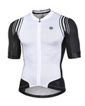 MONTON Cycling short sleeve jersey - SUNYI - black/white