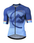 MONTON Cycling short sleeve jersey - MIRAGGIO - blue