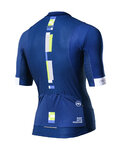 MONTON Cycling short sleeve jersey - MONDRIAN - blue/white