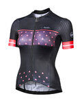 MONTON Cycling short sleeve jersey - MOUNTAIN TOP LADY - black
