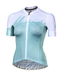 MONTON Cycling short sleeve jersey - BOUDARY LADY - white/green