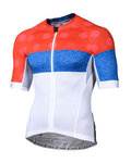 MONTON Cycling short sleeve jersey - CLIMBING FLOWER - white/red
