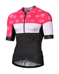 MONTON Cycling short sleeve jersey - CLIMBING FLOWER - black/pink