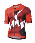 MONTON Cycling short sleeve jersey - CINDER - black/red/white