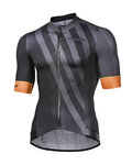MONTON Cycling short sleeve jersey - SPLIT - black/grey