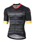 MONTON Cycling short sleeve jersey - CAMAIORE - black/red