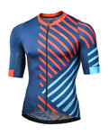MONTON Cycling short sleeve jersey - TRAFFICO - blue