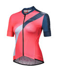 MONTON Cycling short sleeve jersey - MAJOR LADY - red/black/grey