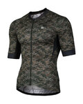 MONTON Cycling short sleeve jersey - CALOFLAGE - green/black