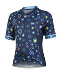 MONTON Cycling short sleeve jersey - LOEWI KIDS - blue