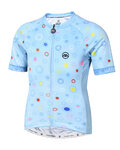 MONTON Cycling short sleeve jersey - LOEWI KIDS - blue