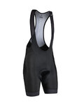 MONTON Cycling bib shorts - MOVING LADY - black