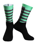 MONTON Cyclingclassic socks - HOSOUND - green/black