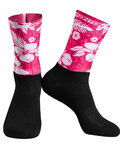 MONTON Cyclingclassic socks - WILDFLOWER - black/red