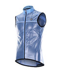 MONTON Cycling gilet - GARIGUE - blue