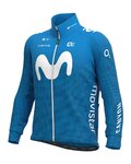 ALÉ Cycling thermal jacket - MOVISTAR 2020 - light blue