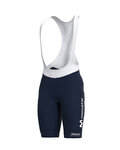 ALÉ Cycling bib shorts - MOVISTAR 2021 PRIME - blue
