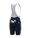 ALÉ Cycling bib shorts - MOVISTAR 2021 PRIME - blue