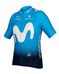 Cycling short sleeve jersey - MOVISTAR 2019 - blue/light blue/white