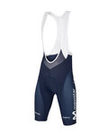 Cycling bib shorts - MOVISTAR 2019 - white/blue