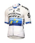GIORDANA Cycling short sleeve jersey - MITCHELTON-SCOTT '19 - blue/white