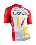 NALINI Cycling short sleeve jersey - COFIDIS 2020 - red/white
