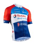 NALINI Cycling short sleeve jersey - DIRECT ENERGIE 2020 - white/blue/red