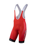 NALINI Cycling bib shorts - COFIDIS 2021 - red/white