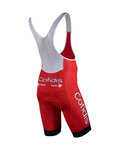 NALINI Cycling bib shorts - COFIDIS 2021 - red/white