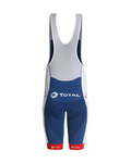 NALINI Cycling bib shorts - DIRECT ENERGIE 2021 - blue/white