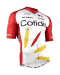 NALINI Cycling short sleeve jersey - COFIDIS 2021 - white/red